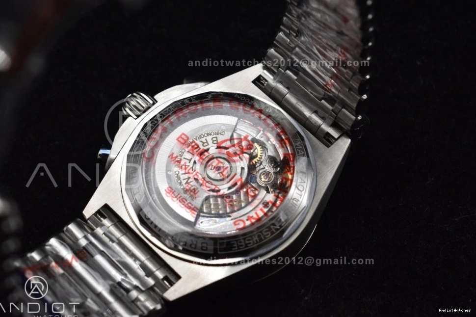 SS Bracelet 44mm B01 Chronomat Edition Best 1:1 FashionForward BLSF On Red SS 547 A Dial 1213